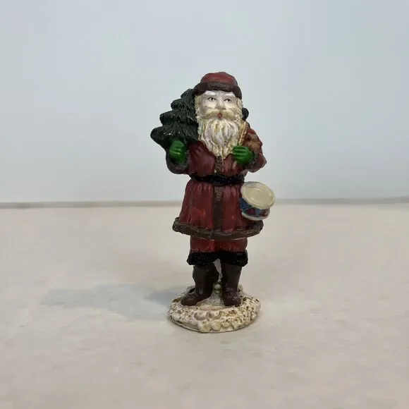 Novelino Pewter Gift Lot of 3 Christmas Church Santa Tree Figure Holiday 2.5" - Picture 12 of 16